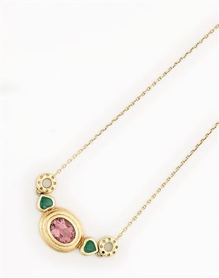 Turmalin Smaragd Collier - Jewellery
