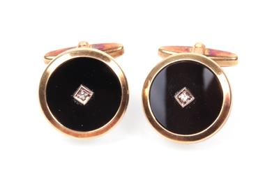 Onyx Diamant Manschettenknöpfe - Jewellery