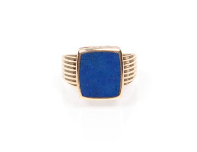 Lapis Lazuli Herrenring - Schmuck Onlineauktion