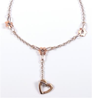 Collier "Herz und Blüten" - Jewellery