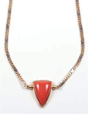 Brillant Collier Koralle - Klenoty