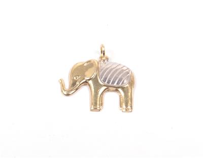 Anhänger "Elefant" - Schmuck Onlineauktion