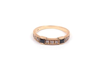 Saphir Brillant Damenring - Jewellery