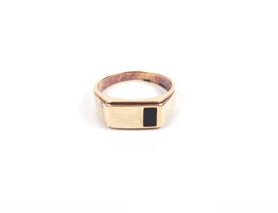 Onyx Herrenring - Schmuck Onlineauktion