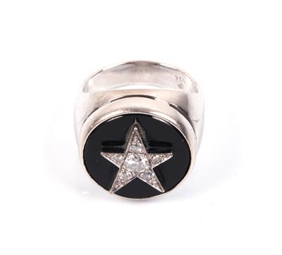 Brillant Onyxring - Weihnachtsauktion Schmuck und Uhren Onlineauktion