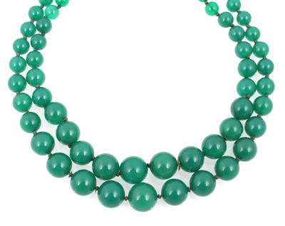 Chalcedon Collier - Schmuck und Uhren online auction