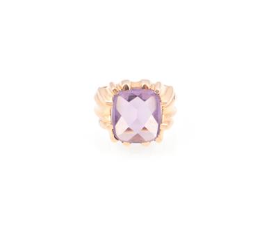 Amethyst Herrenring - Schmuck und Uhren online auction