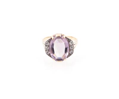 Amethyst Damenring - Antiques and art