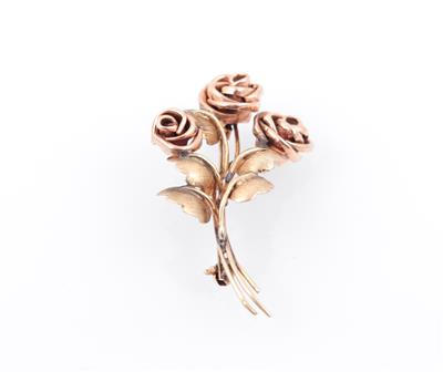 Brosche "Rosen" - Schmuck und Uhren