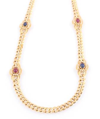 Brillant Farbstein Collier - Jewellery