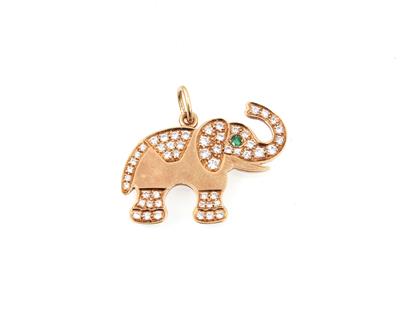 Anhänger "Elefant" - Weihnachtsauktion Schmuck und Uhren