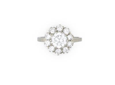 Brillant Damenring zus. ca. 1,60 ct - Weihnachtsauktion Schmuck und Uhren