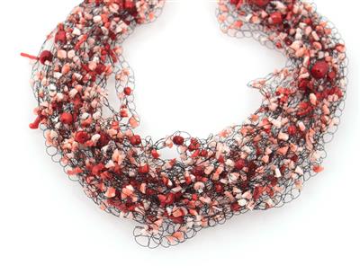 Korallen Schmuckstein Collier - Christmas auction - Jewellery