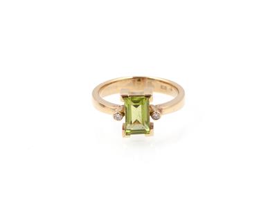 Peridot Damenring - Weihnachtsauktion Schmuck und Uhren