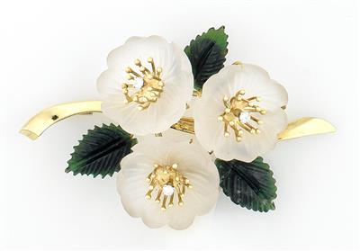 Brillant Blumenbrosche - Jewellery