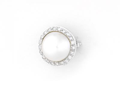 Diamant Perlenkürzer Zuchtschalenperle - Klenoty