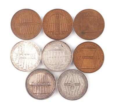 8 Medaillen "Jahresregent" - Münzen & Medaillen für Sammler