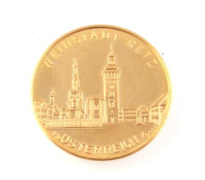 Medaille "Weinstadt Retz - Coins and medals