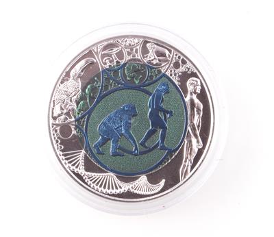 Silbermünze 25 Euro "Evolution" - Mince a medaile
