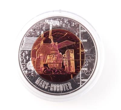 Silbermünze 25 Euro "Mars-Roboter" - Münzen & Medaillen für Sammler
