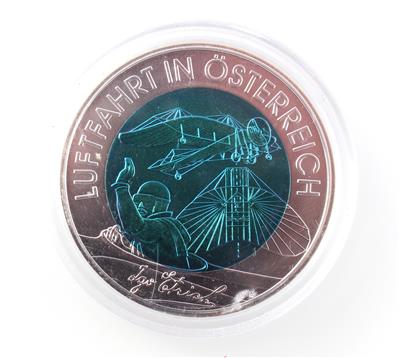 Silbermünze 25 Euro "Luftfahrt in Österreich" - Gioielli e orologi
