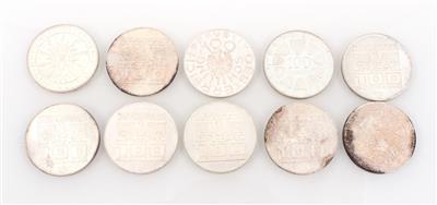 10 Münzen ATS 100,-- - Monete per collettori