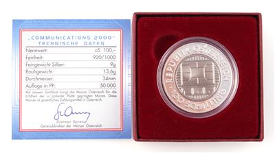 Münze ATS 100,-- "Millenium 2000" - Coins for collectors