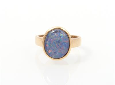 Ring mit Opal - Triplette - Jewellery and watches