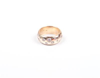 Brillantdamenring zus. ca. 0,90 ct - Schmuck und Uhren