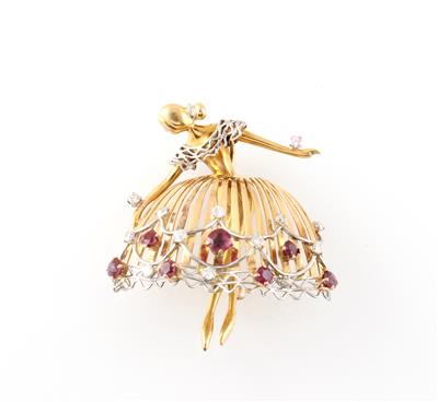 Brosche Ballerina - Schmuck und Uhren