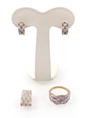 Diamant Damenschmuckgarnitur - Gioielli e orologi