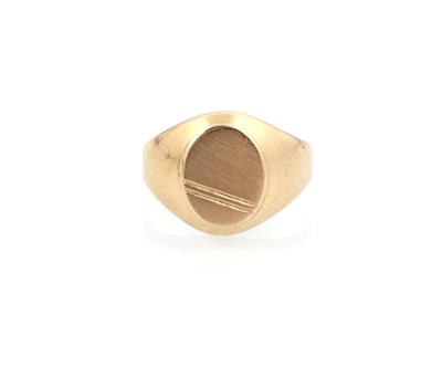 Ring ungravierte Platte - Jewellery and watches