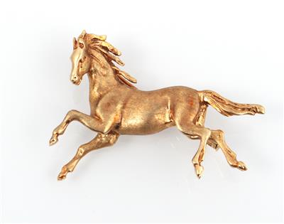 Brosche "Pferd" - Klenoty a náramkové