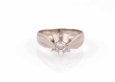 Brillant Herrenring ca. 0,45 ct - Jewellery and watches