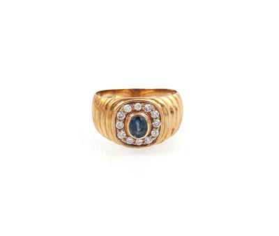 Brillant Saphir Ring - Klenoty a náramkové