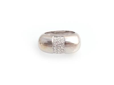 Brillant Damenring zus. ca. 0,35 ct - Klenoty a náramkové