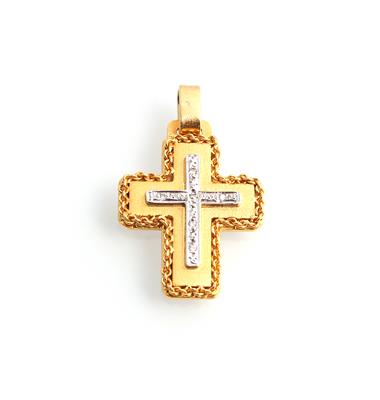 Brillant Anhänger "Kreuz" - Jewellery and watches
