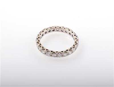 Brillant Memoryring zus. ca. 1,85 ct - Jewellery and watches