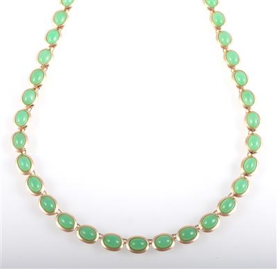 Chrysoprascollier - Jewellery and watches