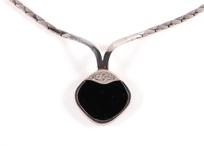 Onyx Diamant Collier - Klenoty a náramkové