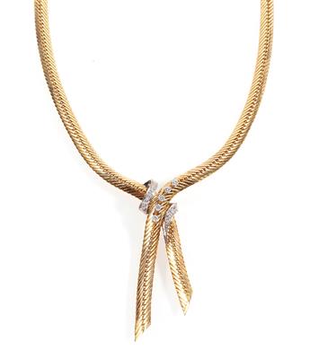 Brillant Collier zus. 0,72 ct - Jewellery and watches