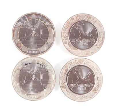 Bi-Metall Münzen Konvolut - Monete