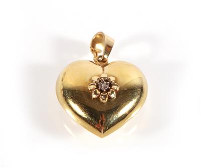 Diamant Anhänger "Herz" - Schmuck und Uhren
