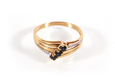 Saphir Diamant Damenring - Gioielli e orologi