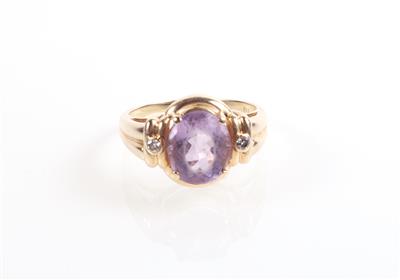 Amethyst Brillant Damenring - Jewellery and watches