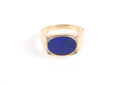 Lapis Lazuli Diamant Ring - Gioielli e orologi