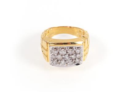 Brillant Ring zus. ca. 0,85 ct - Schmuck und Uhren