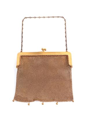 Goldene Tasche mit Kette - Klenoty a náramkové