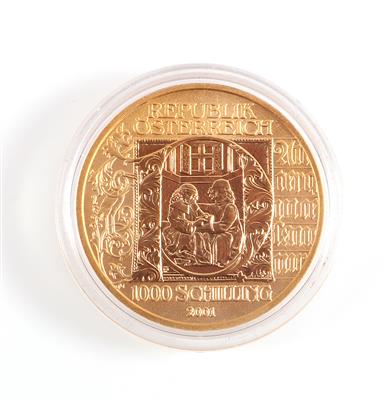 Goldmünze ATS 1000-- - Monete e medaglie