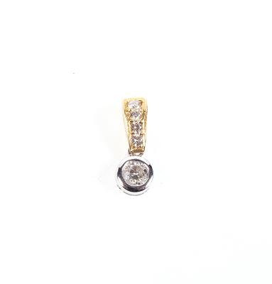 Brillant Anhänger zus. ca. 0,30 ct - Gioielli e orologi